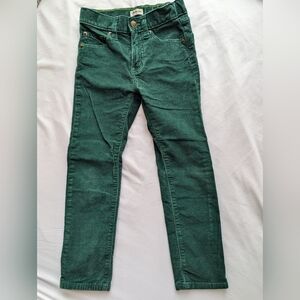 J Crew Boys' Slim Flex Corduroy Pant Green